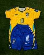 Brazil Home Kids Jersey (10)