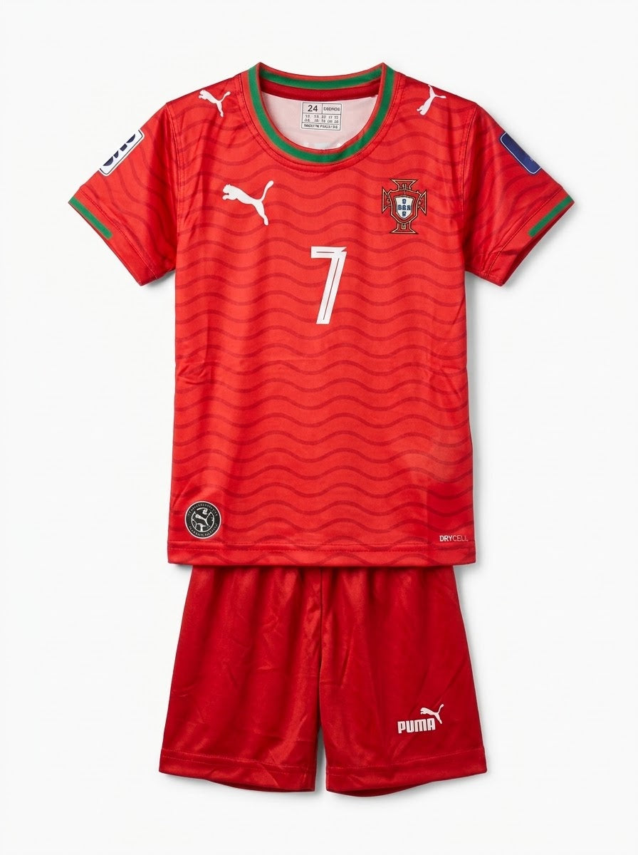 Portugal Home Kids Jersey (Ronaldo 7)