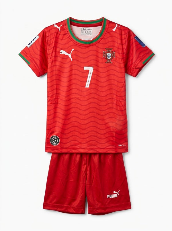 Portugal Home Kids Jersey (Ronaldo 7)
