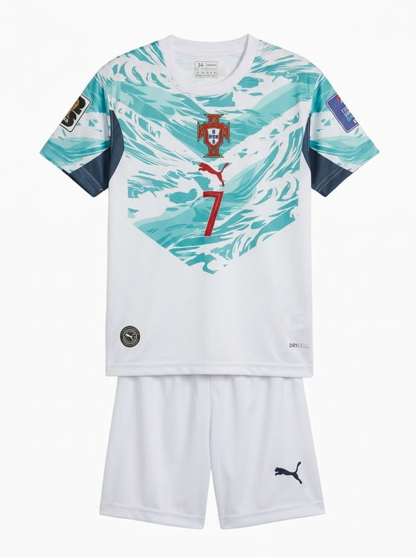 Portugal Away Kids Jersey (Ronaldo 7)